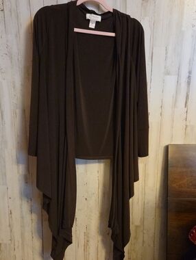 CJ Banks Brown Cardigan